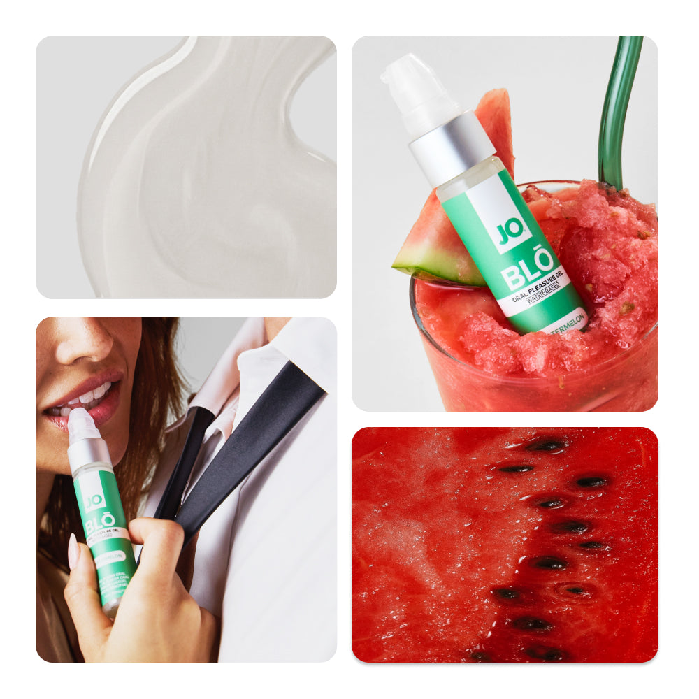 JO Blo Watermelon - Watermelon Flavoured Oral Pleasure Gel - 30 ml Bottle