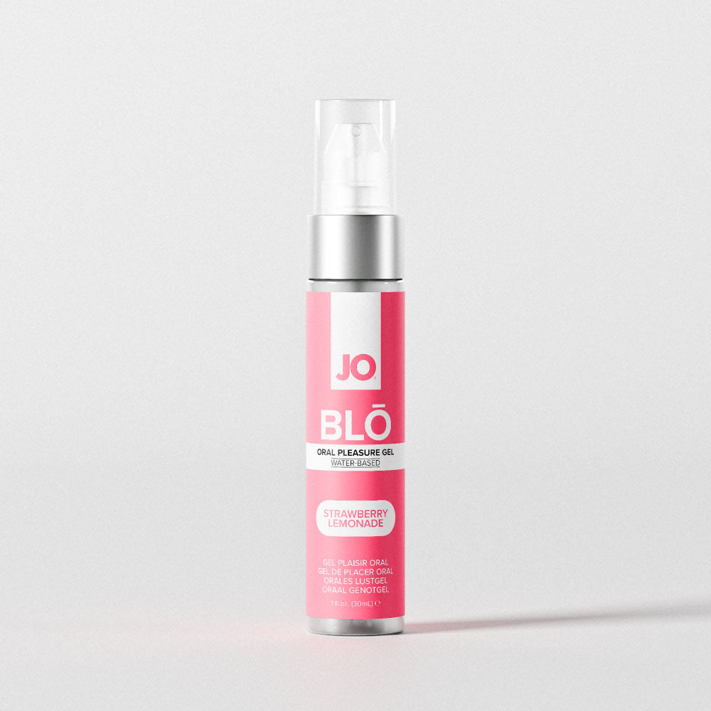 JO Blo Strawberry Lemonade - Strawberry Lemonade Flavoured Oral Pleasure Gel - 30 ml Bottle