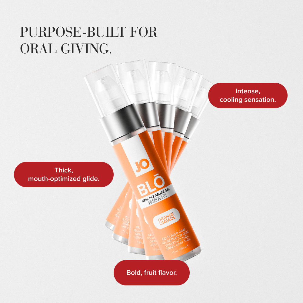 JO Blo Orange Limeade - Orange Limeade Flavoured Oral Pleasure Gel - 30 ml Bottle