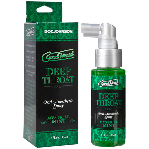 GoodHead Deep Throat Spray - Mystical Mint - Mystical Mint Flavoured Deep Throat Spray - 59 ml Bottle