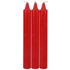 Japanese Drip Candles - Red - Red 3-Pack
