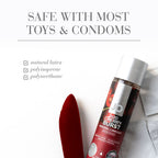 JO H2O Cherry Burst Lube - 120 mL - Cherry Flavoured Water Based Lubricant - 120 ml Bottle