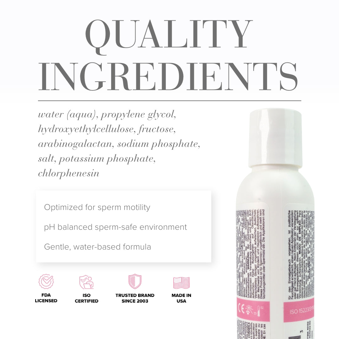 JO Actively Trying - 120ml - Water Based Fertility Friendly Lubricant - 120 ml Bottle