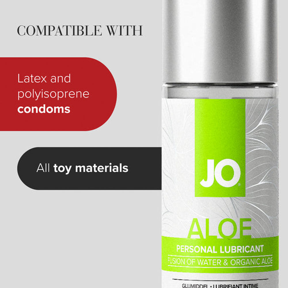 JO Aloe - 120ml - Water Based Lubricant with Aloe - 120 ml Bottle