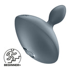 Satisfyer Booty Absolute Beginners 4 - Grey USB Rechargeable Vibrating Butt Plug