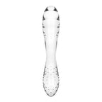 Satisfyer Dazzling Crystal 1 - Clear - Clear Glass Double Ended Dildo