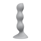 Satisfyer Triple Ball-R - Grey - Grey 18 cm Beaded and Weighted Dildo