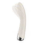 Satisfyer Spinning Vibe 1 - Beige - Beige 17.8 cm USB Rechargeable Rotating Vibrator