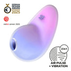 Satisfyer Pixie Dust - Violet/Pink - Violet/Pink USB Rechargeable Vibrating Air Pulse Stimulator