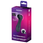 Satisfyer Pro 2 Generation 3 with App Control - Dark Grey - Dark Grey Touch-Free USB-C Rechargeable Clitoral Stimulator