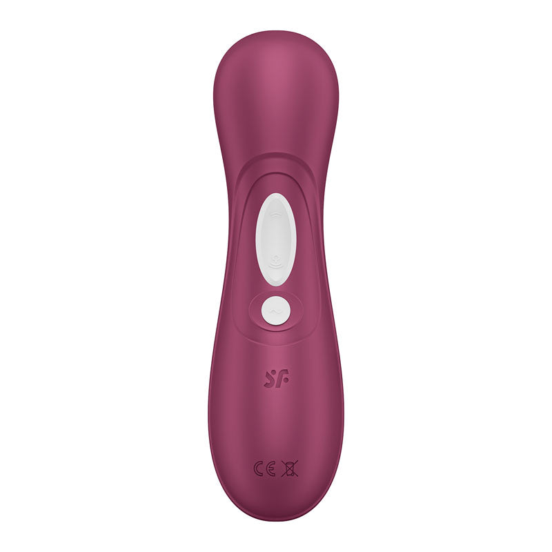 Satisfyer Pro 2 Generation 3 - Wine Red - Wine Red Touch-Free USB-C Rechargeable Clitoral Stimulator