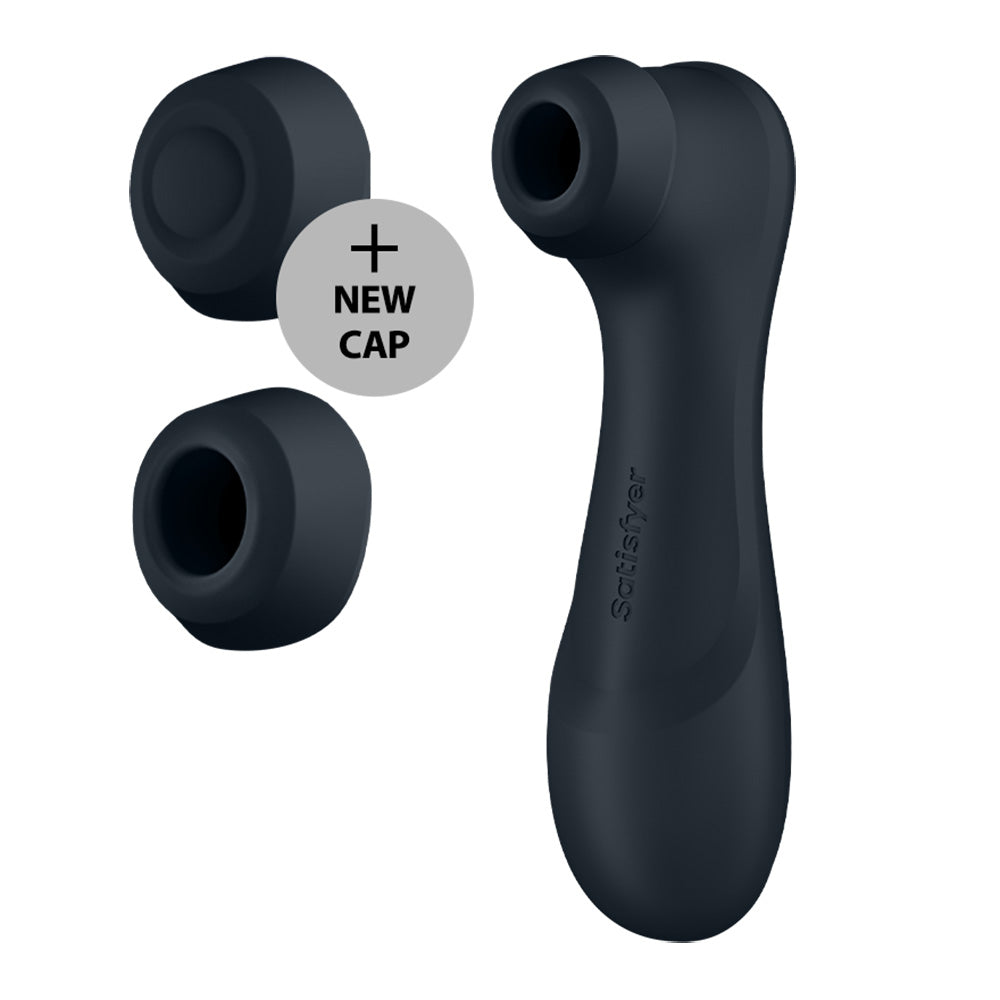 Satisfyer Pro 2 Generation 3 - Dark Grey - Dark Grey Touch-Free USB-C Rechargeable Clitoral Stimulator