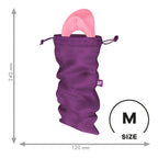 Satisfyer Treasure Bag Medium - Violet - Violet Medium Toy Storage Bag