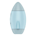 Satisfyer Mission Control - Blue - Blue USB Rechargeable Vibrating Air Pulse Stimulator