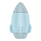 Satisfyer Mission Control - Blue - Blue USB Rechargeable Vibrating Air Pulse Stimulator
