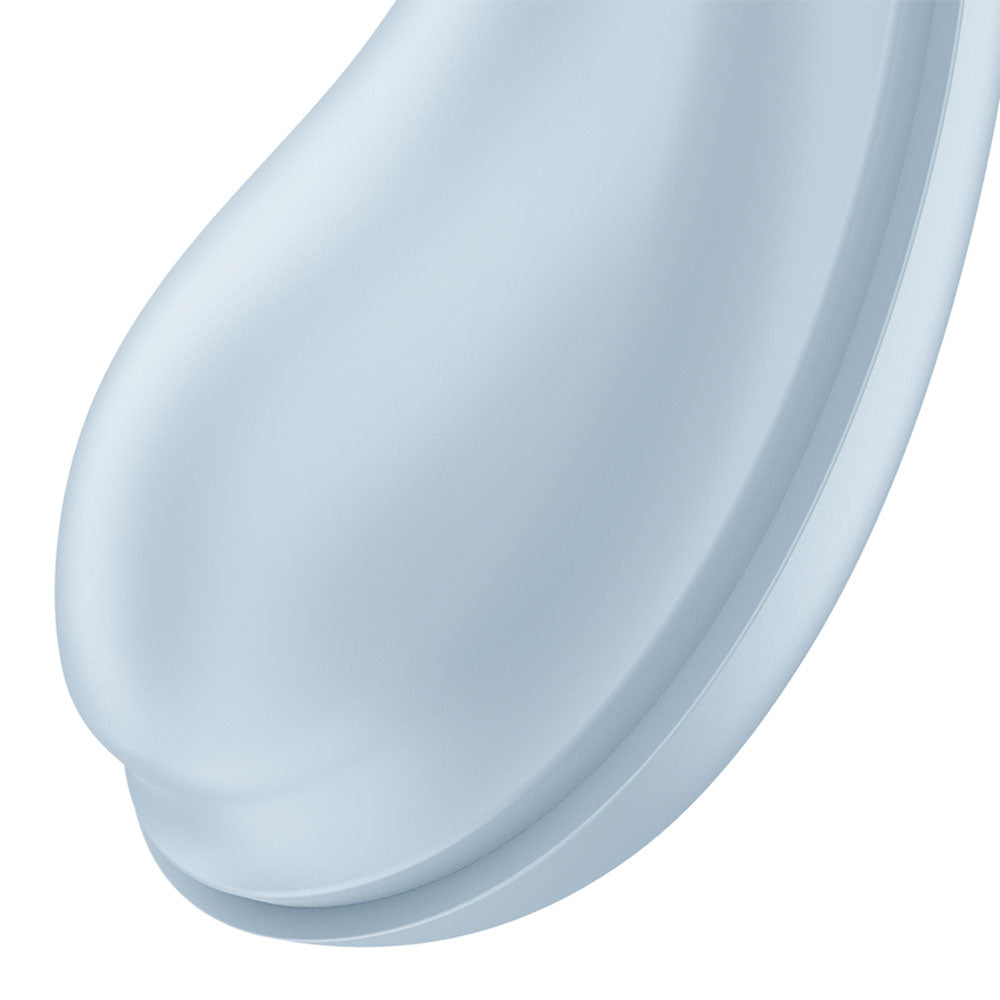 Satisfyer Drop To Go - Blue - Blue USB Rechargeable Clitoral Stimulator