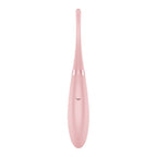 Satisfyer Tip Tease - Rose - Rose USB Rechargeable Vibrator with Twirling Tip