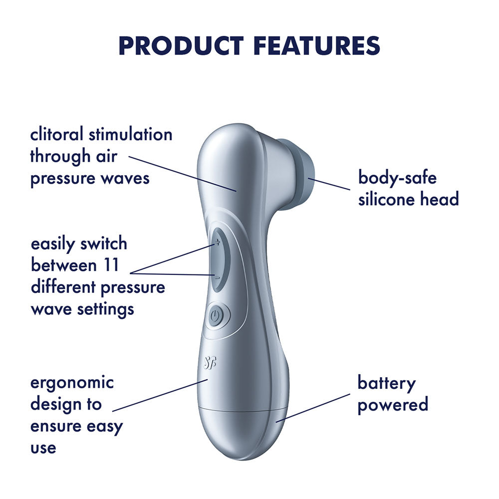 Satisfyer Pro 2 - Blue - Battery Series - Blue Touch-Free Clitoral Stimulator