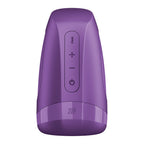 Satisfyer Men Heat Vibration - Battery Series - Purple Heating and Vibrating Masturbator