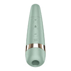 Satisfyer Pro 3+ Battery Series - Mint - Mint Green Air Pulse Clitoral Stimulator with Vibration