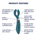 Satisfyer Endless Fun - Battery Series - Green 23.5 cm Stimulator