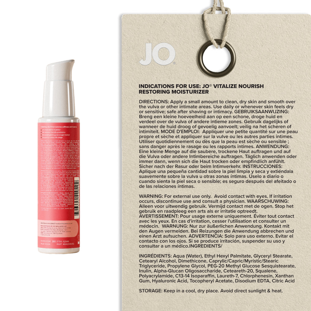 JO Vitalize - Nourish Restoring Moisturiser - 60 ml Bottle