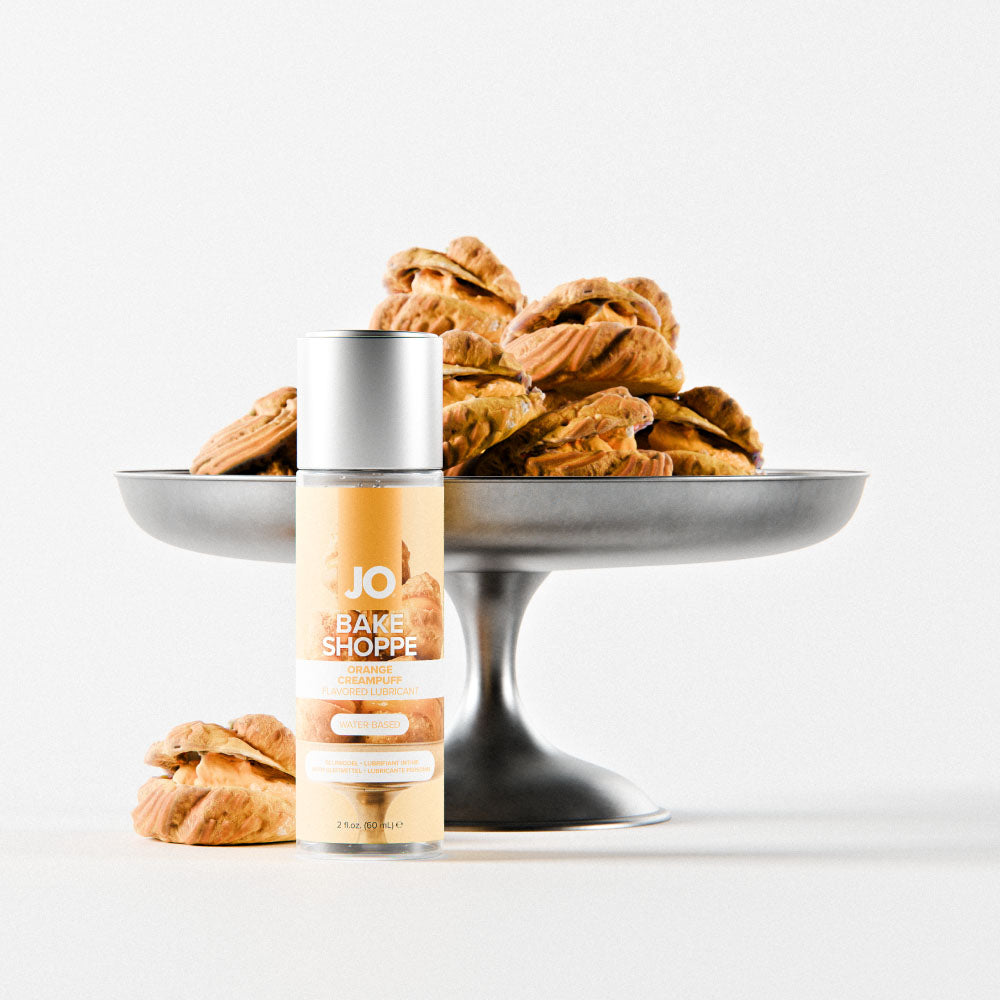 JO Bake Shoppe - Orange Creampuff - Orange Creampuff Flavoured Water Based Lubricant - 60 ml Bottle