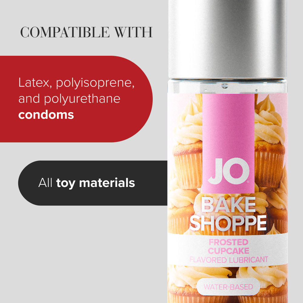 JO Bake Shoppe - Frosted Cupcake - Frosted Cupcake Flavoured Water Based Lubricant - 60 ml Bottle