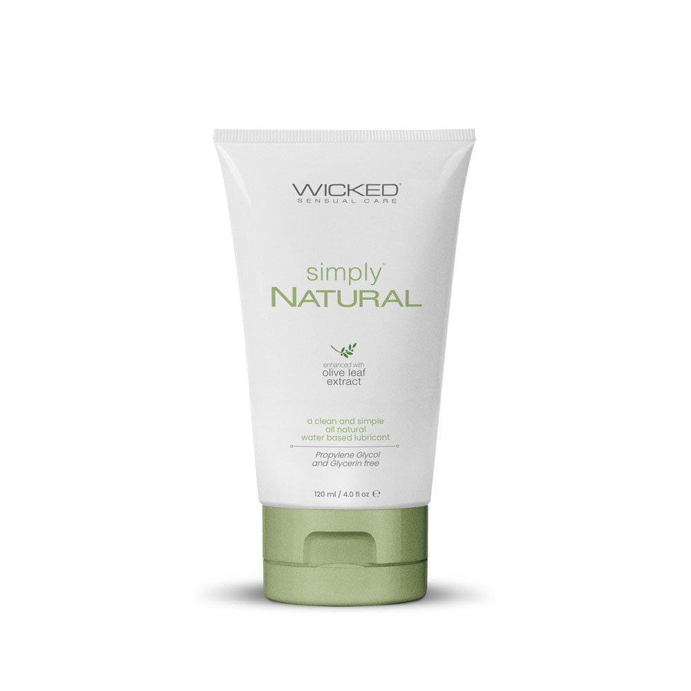 Wicked Simply Natural - Water Based Lubricant - 120 ml (4 oz) Bottle