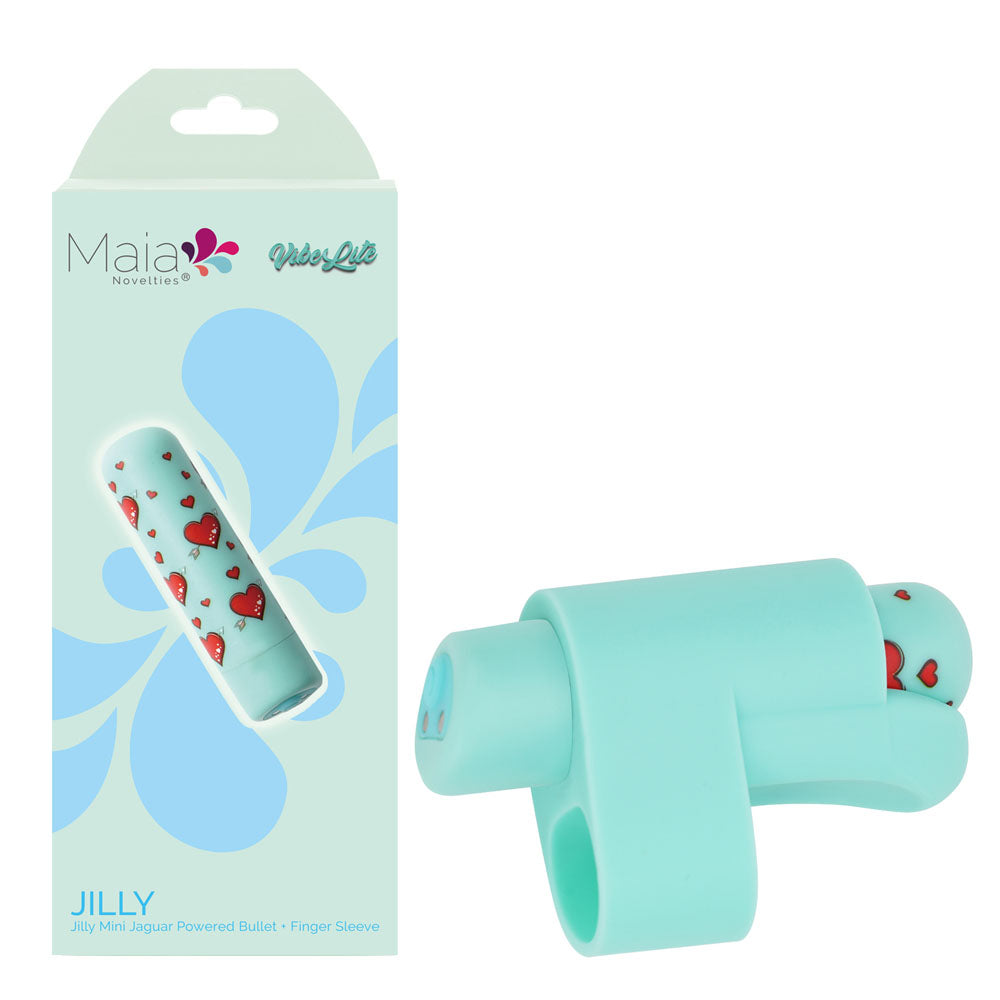 Maia JILLY - Teal - Teal USB Rechargeable Powerful Finger Stimulator