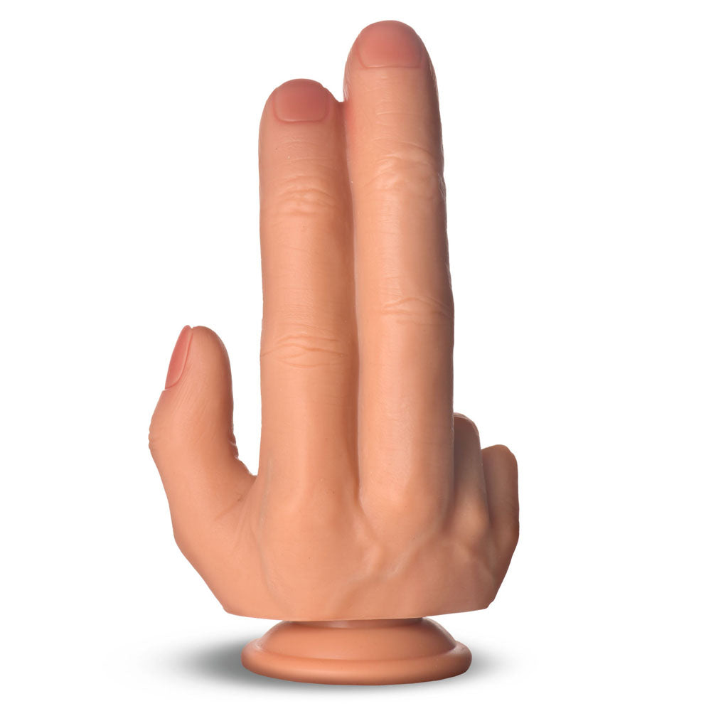 Master Series The Shocker - Flesh 20.8 cm Finger Dildo