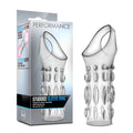 Performance Studded Sleeve Ring - Clear - Clear Penis Sleeve