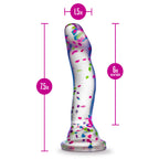 Neo Elite Glow Hanky Panky - Glow In Dark Clear 19 cm Dong