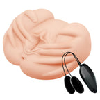 CRAZY BULL Vibrating Spread Torso - Flesh Vibrating Spread Torso Masturbator