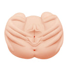CRAZY BULL Vibrating Spread Torso - Flesh Vibrating Spread Torso Masturbator