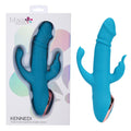 Maia KENNEDI - Blue 23.5 cm USB Rechargeable Triple Stimulating Vibrator