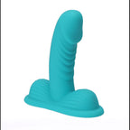 Maia OAKLEY - Blue - Blue USB Rechargeable Grinder Pad with 14 cm Vibrator