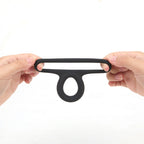 Maia GAVIN - Black Cock & Balls Ring