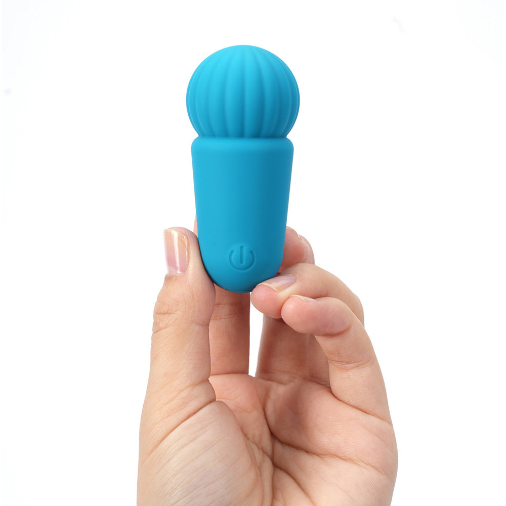 Maia INDI - Blue 7.6 cm USB Rechargeable Mini Vibrating Wand