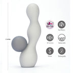 Maia PRESLEY - Grey 15.2 cm USB Rechargeable Rabbit Vibrator