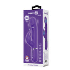 Party Up DAVID Swinging Vibe - Purple - Purple 23.2 cm USB Rechargeable Rabbit Vibrator with Flicking Arm
