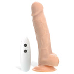 Adam & Eve Adam's True Feel Rechargeable Dildo - Flesh 17.8 cm (7'') USB Rechargeable Vibrating Dong