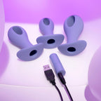 Evolved HOLE PUNCH PLUG SET - Purple Butt Plugs with Interchangeable Bullet - Set of 3 Sizes