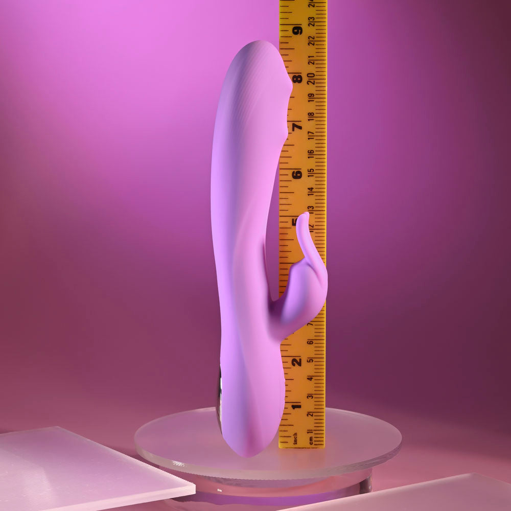 Evolved BEAD THE WAY - Pink 23.2 cm USB Rechargeable Rabbit Vibrator