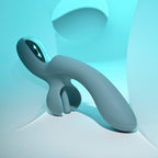 Evolved TAKE YOUR FLICK - Grey 24.1 cm USB Rechargeable Vibrator with Flicking Clitoral Stimulator