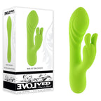 Evolved BRAT BUNNY - Green 16.2 cm USB Rechargeable Rabbit Vibrator