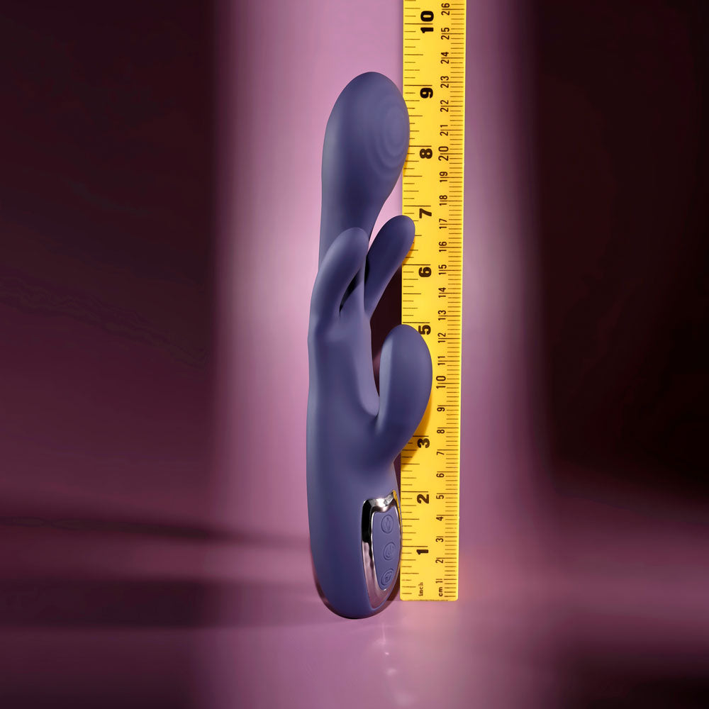 Evolved BOW DOWN - Purple USB Rechargeable Rabbit Vibrator