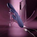Evolved BOW DOWN - Purple USB Rechargeable Rabbit Vibrator