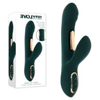 Evolved HEART OF GOLD - Green USB Rechargeable Rabbit Vibrator