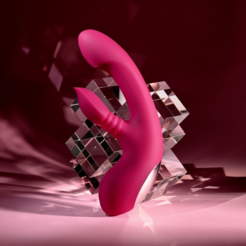 Evolved GENTLE PERSUASION - Pink 20 cm USB Rechargeable Rabbit Vibrator